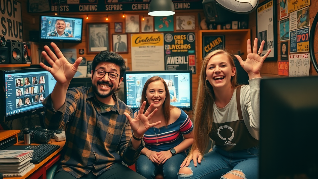 independent media team building loyal online audiences with real-time interaction in 2024