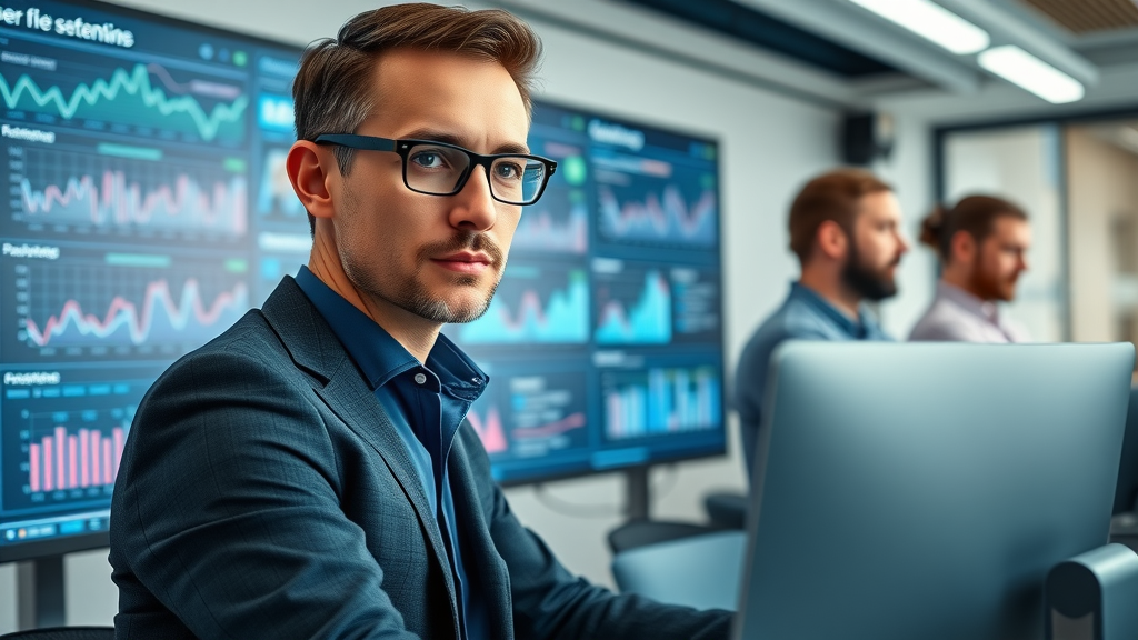 ugc platform sleek digital dashboard with content analytics, professional team moderating user generated content