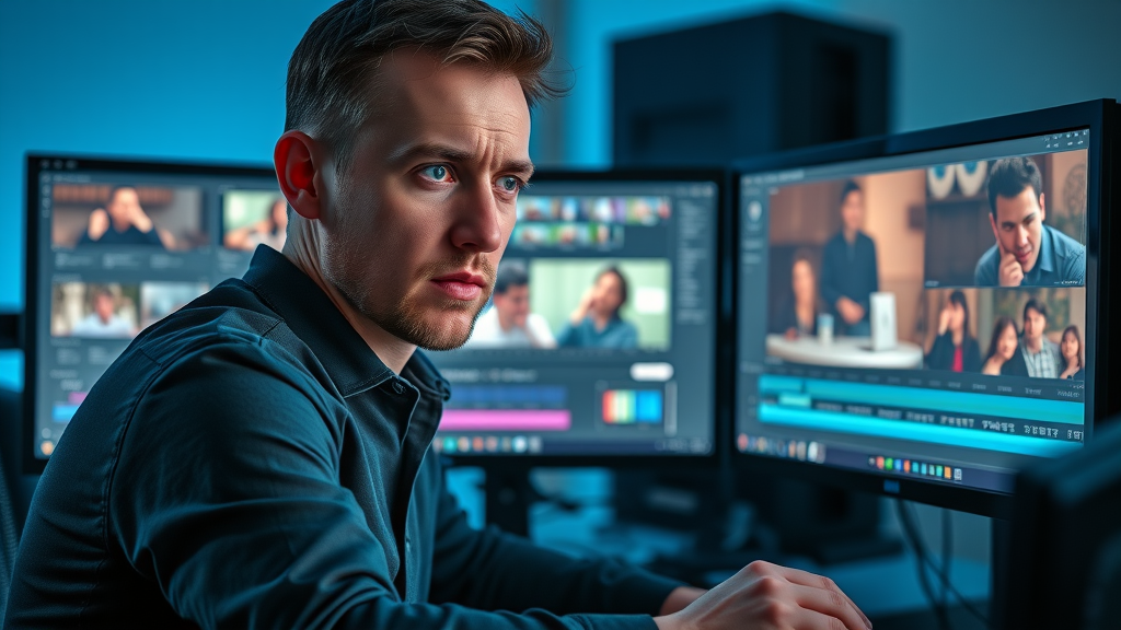 Video editor refining content for a quality video marketing strategy