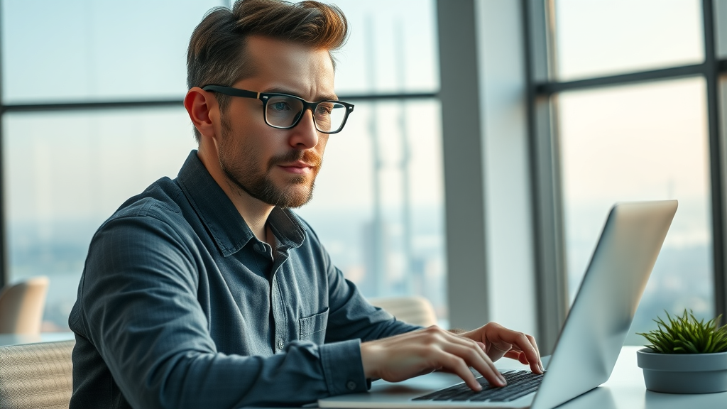 Tijuana digital marketing entrepreneur reviewing strategy at cross-border office