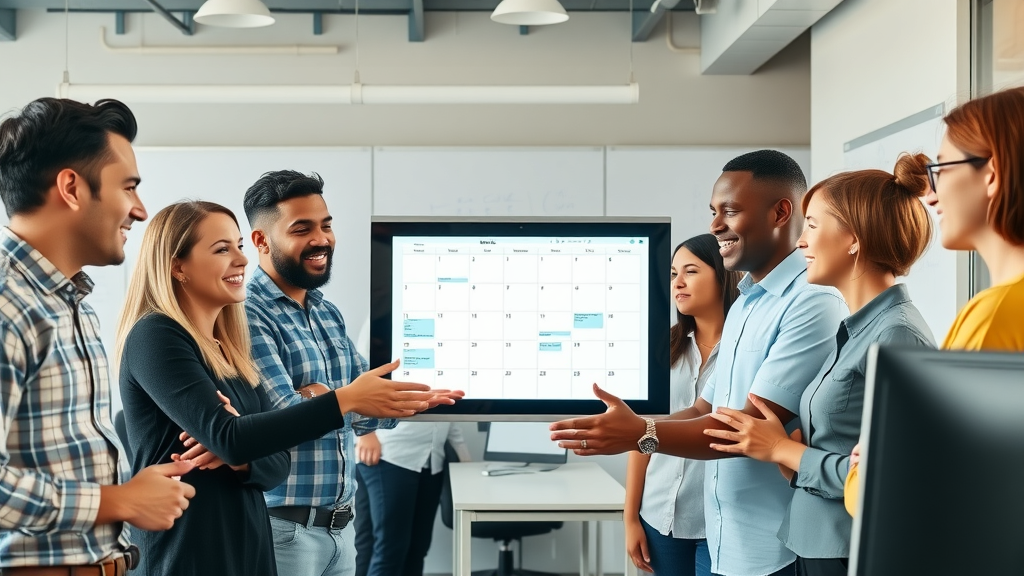 content planning techniques digital marketing team calendar collaboration