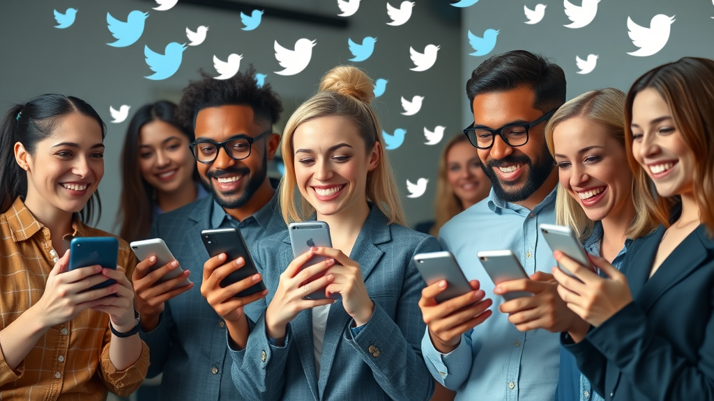 social media lead generation strategies marketers engaging with smartphones animated digital icons