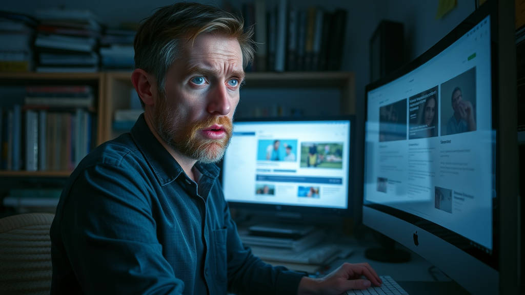 independent publisher anxious over algorithm changes affecting websites and media platforms