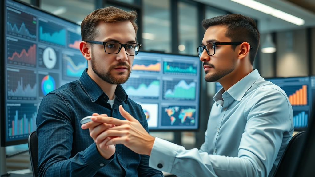 video engagement metrics digital dashboard analysis by marketers, reviewing analytic performance