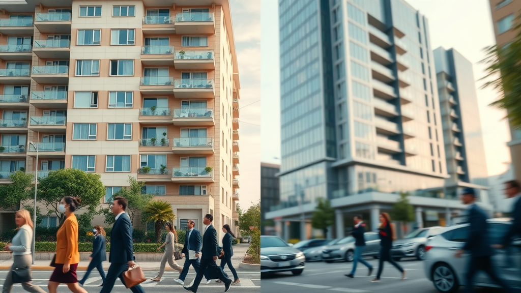 Comparison between residential rental property and commercial office building investments in real estate