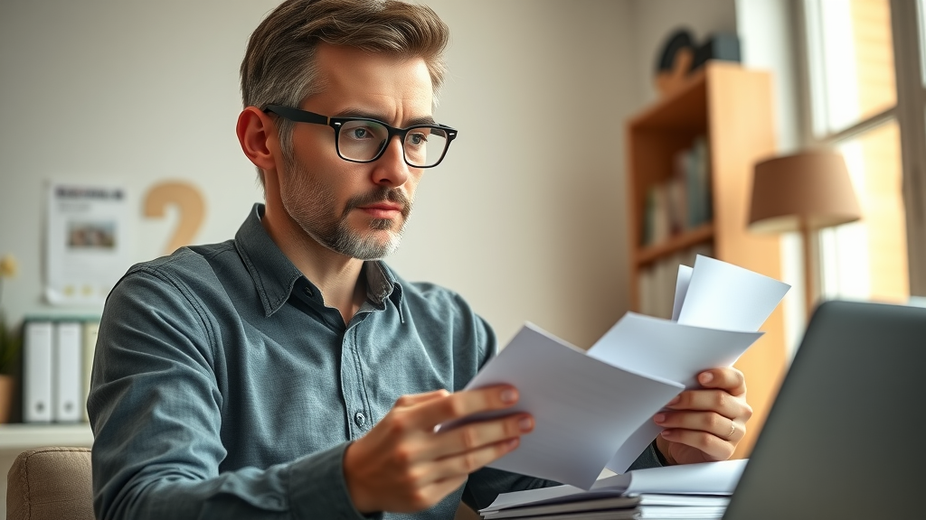focused adult student attending an online property investment education class taking strategic notes