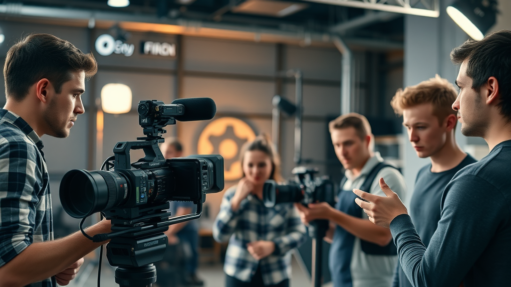 Brand video production team storytelling creative urban studio