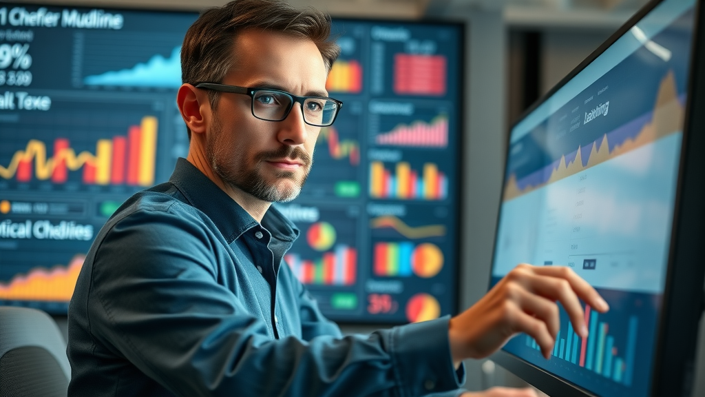 lead generation strategies segmentation analyst reviewing data for superior results in tech office